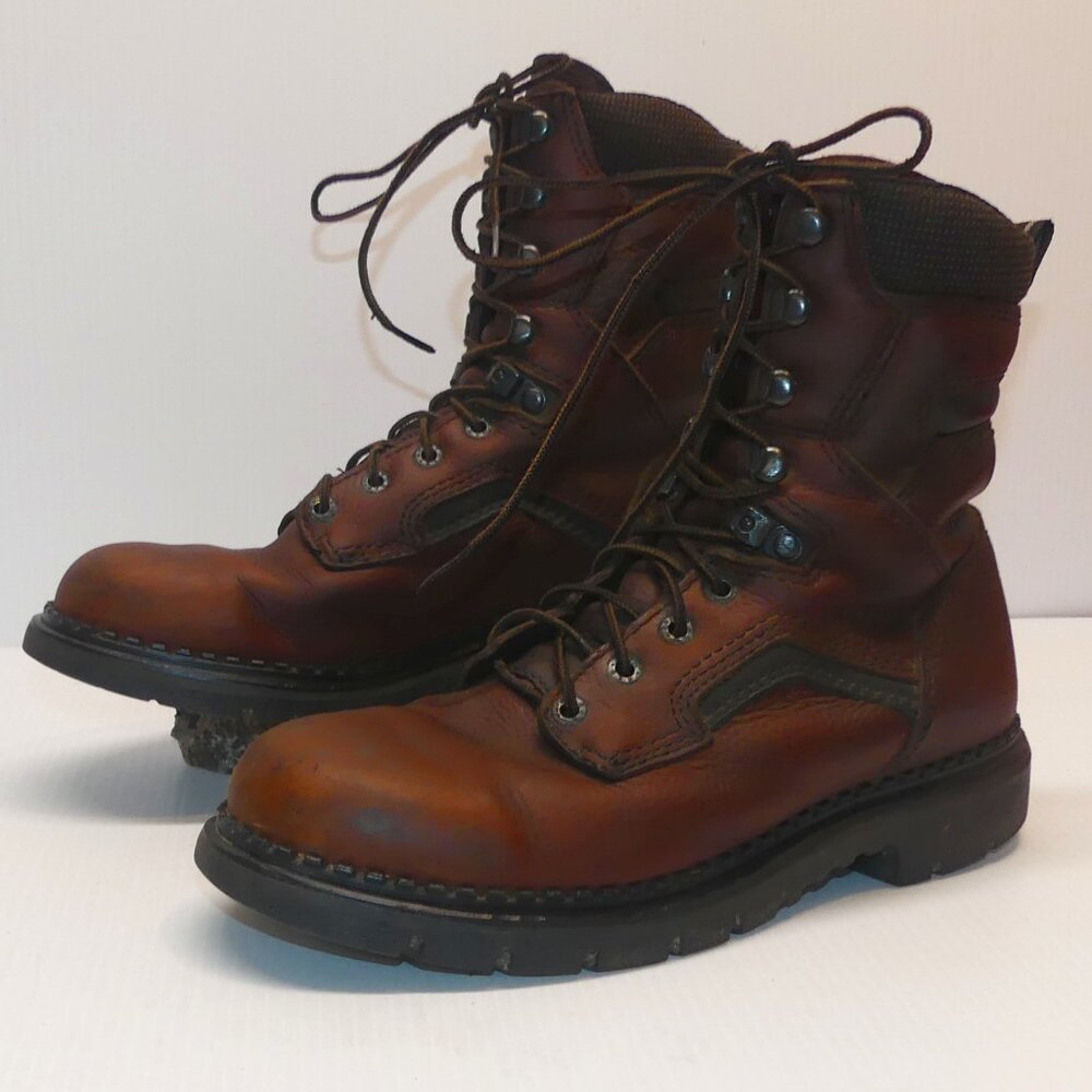 Men's Red Wing 938 Dynaforce 8" work boot leather sz 8.5 D